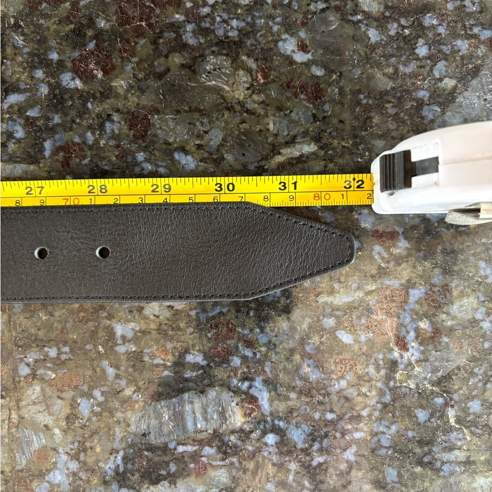 THE KOOPLES French Luxury Leather Belt with Vintage looking Silver Buckle - Picture 6 of 6